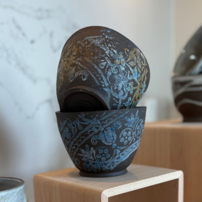 Set of two 16oz BARCELONA latte bowls