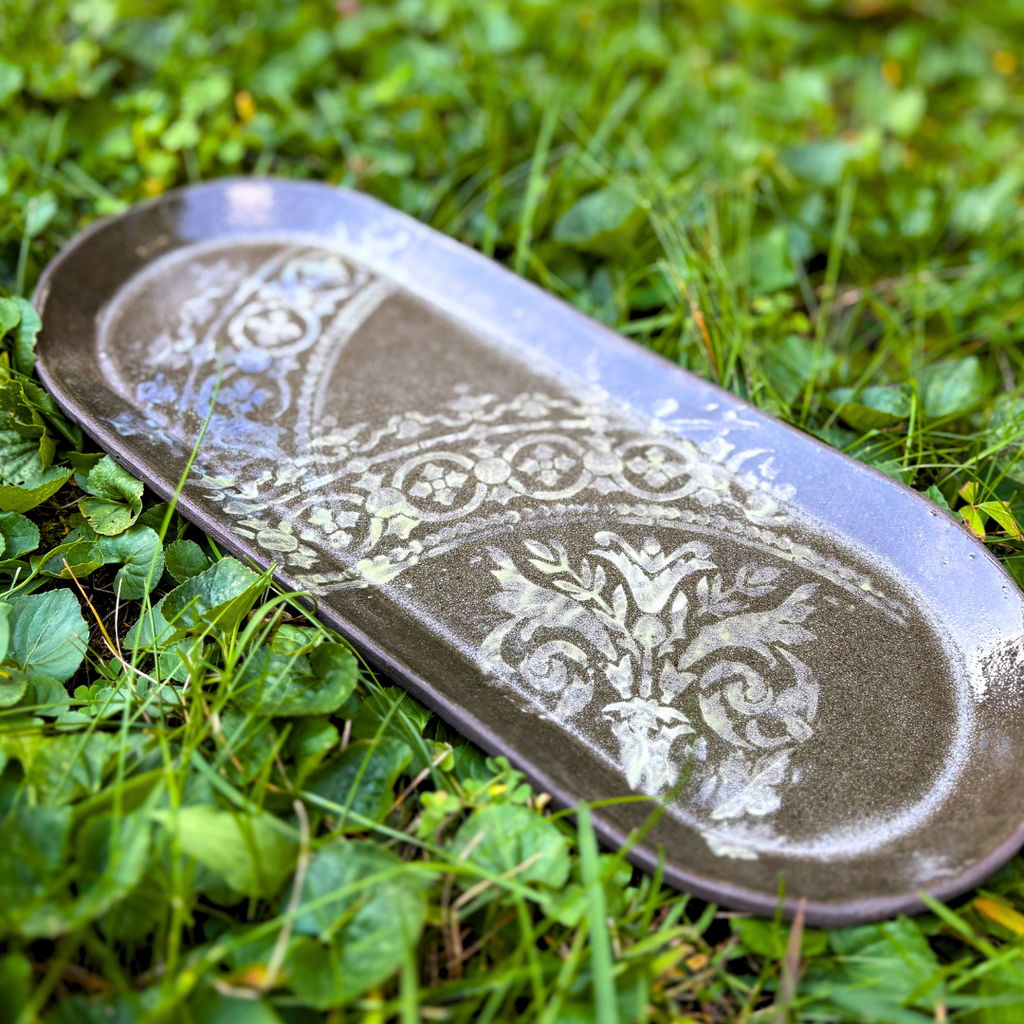 BARCELONA platter and tumbler set