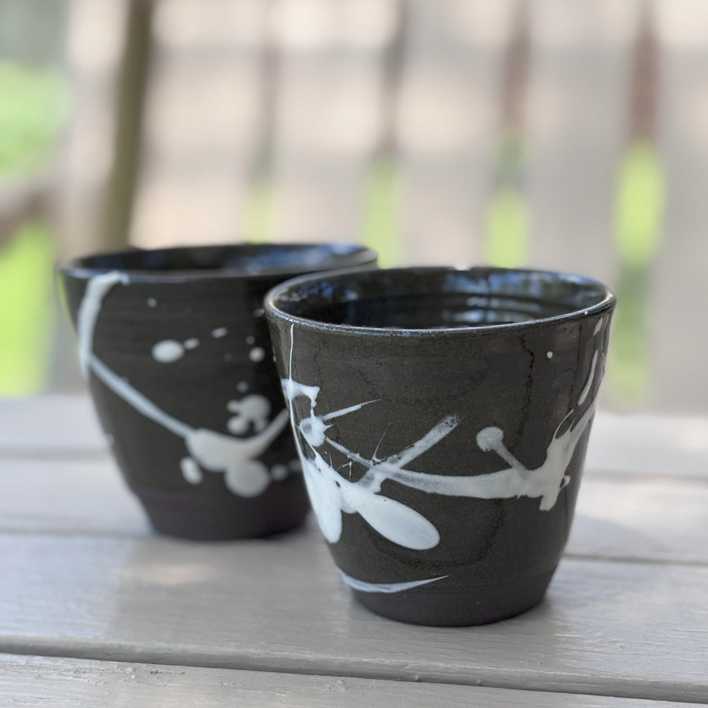 Set of 2 minimalist Japanese-inspired tumblers 5oz/150ml